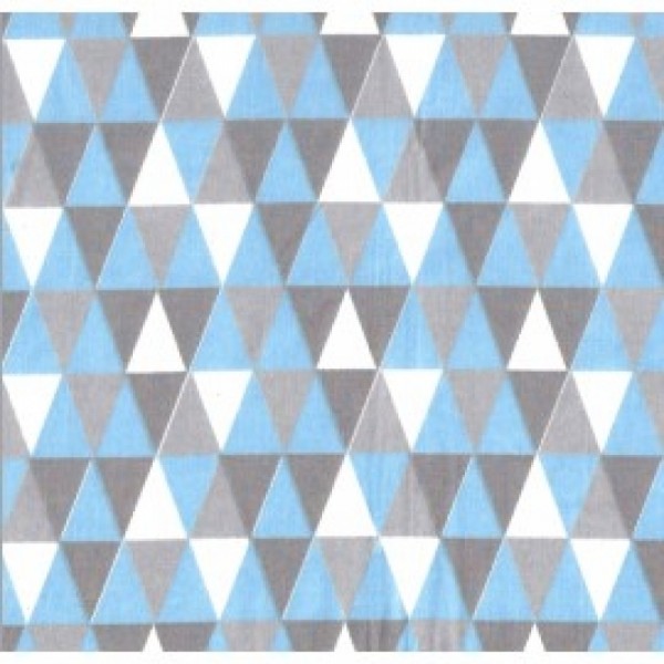 Triângulos Azul e Cinza